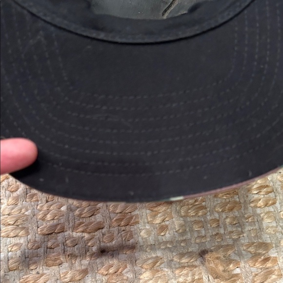 Grace Folly Camo Trucker Hat with Black Patch - Picture 6 of 9